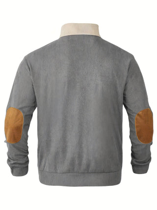 Herren Lässige Pullover | Mit Ellenbogen-Patches