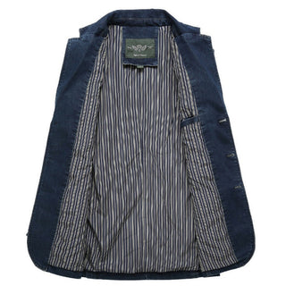 Lässige Elegante Herren-Blazerjacke | Blau