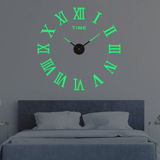 Große DIY 3D-Wanduhr für Moderne Wohndekoration