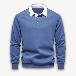 Herren Stilvoll Polohemd | Langarm