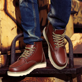 Herren Jahrgang Stiefeletten | Schnür