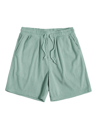 Sommerliches Polyester-Set: Gestreiftes Shirt & Trendige Shorts