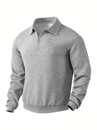 Herren Luxus Pullover | Reißverschluss