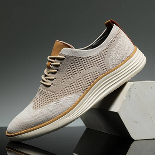 Kai - Lässige Herren-Schnürschuhe aus gestricktem Material