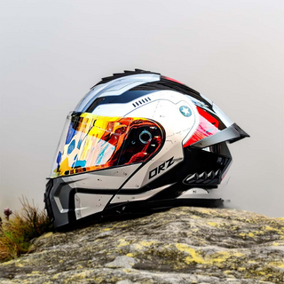 Modularer Motorradhelm Mit Zwei Gläsern
