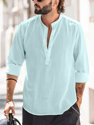Henley-Hemd für Herren | Sommer