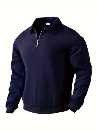 Herren Luxus Pullover | Reißverschluss