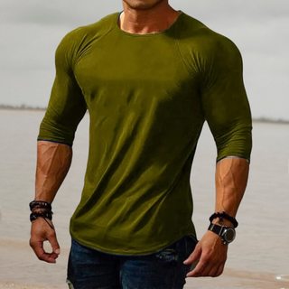 Herren Slim Fit T-Shirt | Langarm