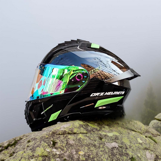 Modularer Motorradhelm Mit Zwei Gläsern
