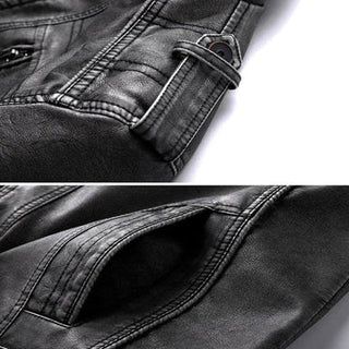 Herren Motorrad Jacke | Schwarz