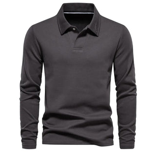 Modisches Lässig-Polo für Herren | Langarm