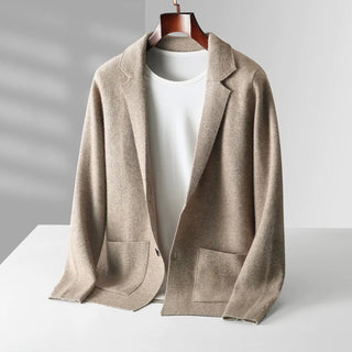 Klassischer Warmer Strickjacke Für Herren | Langarm