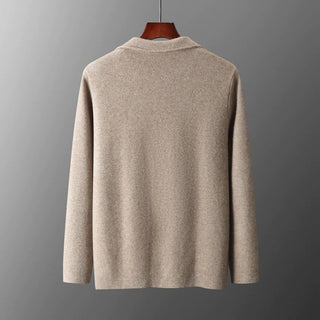 Klassischer Warmer Strickjacke Für Herren | Langarm
