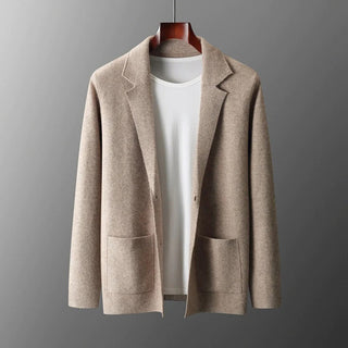 Klassischer Warmer Strickjacke Für Herren | Langarm