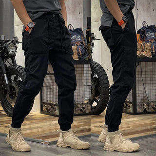 Herren Dehnbare Funktionale Arbeits-Cargohose | Schlank