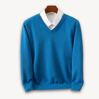 Herren V-Ausschnitt Pullover | Lässig