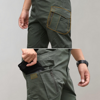 Herren Funktionale Robuste Arbeits-Cargohose | Gerader Schnitt