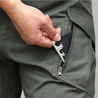 Herren Funktionale Robuste Arbeits-Cargohose | Gerader Schnitt