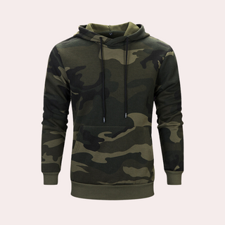 Herren Tarnmuster Kapuzenpulli | Lässig