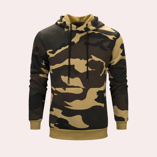 Herren Tarnmuster Kapuzenpulli | Lässig