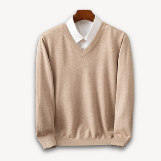 Herren V-Ausschnitt Pullover | Lässig