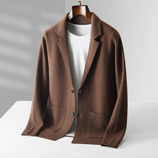 Klassischer Warmer Strickjacke Für Herren | Langarm