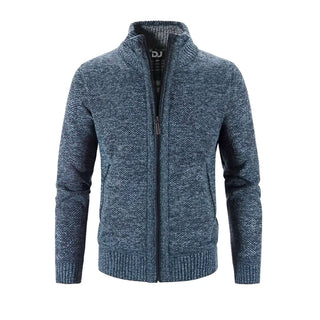 Bequeme Warme Strickjacke Für Herren | Reißverschluss