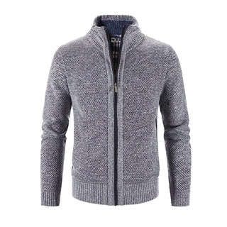 Bequeme Warme Strickjacke Für Herren | Reißverschluss