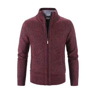Bequeme Warme Strickjacke Für Herren | Reißverschluss
