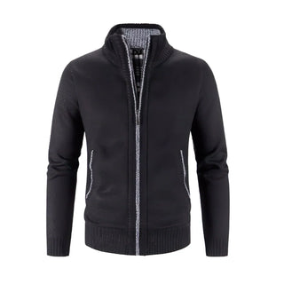 Bequeme Warme Strickjacke Für Herren | Reißverschluss