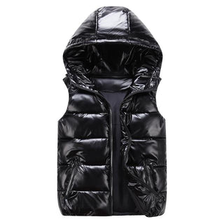 Ärmellose Kapuzenweste Für Herren | Puffer