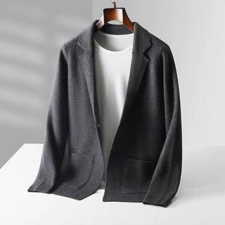 Klassischer Warmer Strickjacke Für Herren | Langarm
