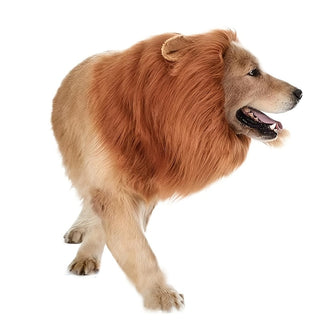 Realistisches Löwenmähnen-Halloween Kostüm für Hunde