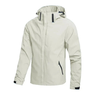 Herren Wasserdichte Kapuzen Regenjacke | Atmungsaktiv