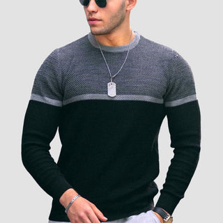 Herren Schlanke Passform Klassischer Pullover | Moderne