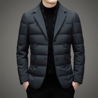 Herren Elegante Zeitlos Daunenjacke | Warme