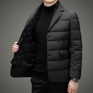 Herren Elegante Zeitlos Daunenjacke | Warme