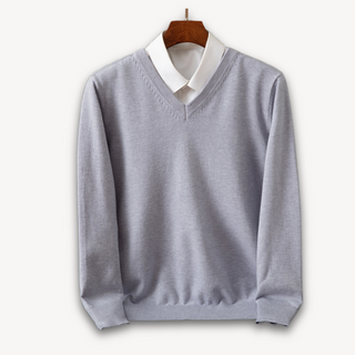 Herren V-Ausschnitt Pullover | Lässig