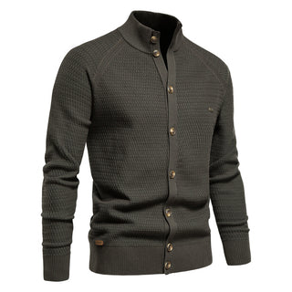Herren Strickjacke Mit Knopfleiste | Langarm