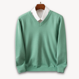 Herren V-Ausschnitt Pullover | Lässig