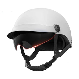 Vintage-Stil Halbgesichts Helm mit Sonnenblende