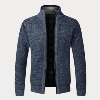 Warme Winter-Strickjacke für Herren | Langarm