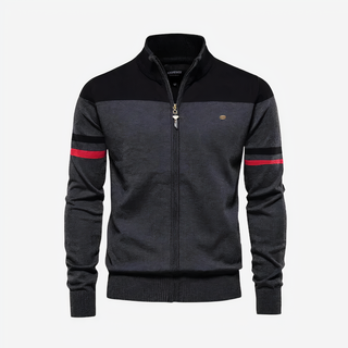 Warmer Pullover Mit Reißverschluss Für Herren | Langarm