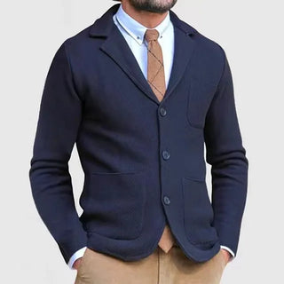 Formeller Strickjacke Mit Knopfleiste für Herren | Arbeit