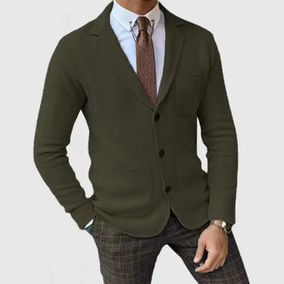 Formeller Strickjacke Mit Knopfleiste für Herren | Arbeit