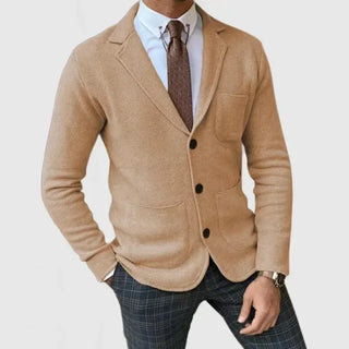 Formeller Strickjacke Mit Knopfleiste für Herren | Arbeit