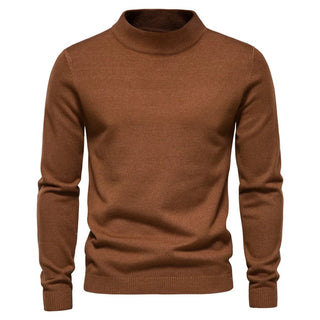 Klassischer warmer Winterpullover für Herren | Rundhalsausschnitt