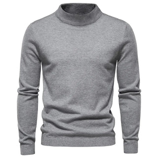 Klassischer warmer Winterpullover für Herren | Rundhalsausschnitt