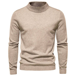 Klassischer warmer Winterpullover für Herren | Rundhalsausschnitt