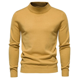 Klassischer warmer Winterpullover für Herren | Rundhalsausschnitt